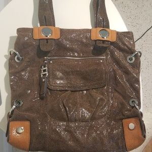 B Makowsky Brown Tote